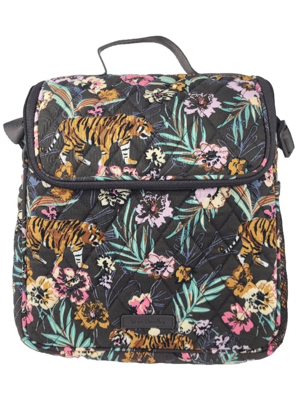 Vera Bradley NEW Large Insulated Lunch Crossbody Bag, Bali Jungle Print Tropical